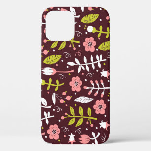Doodle bloemnaadloos patroon Case-Mate iPhone Case