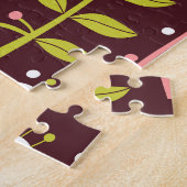  Doodle bloemnaadloos patroon Legpuzzel (Zijkant)