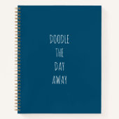 Doodle Blue Bullet Journal Notitieboek (Voorkant)