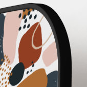 Doodle Boho Pattern Custom Inital Pickleball Paddle (Links Detail)