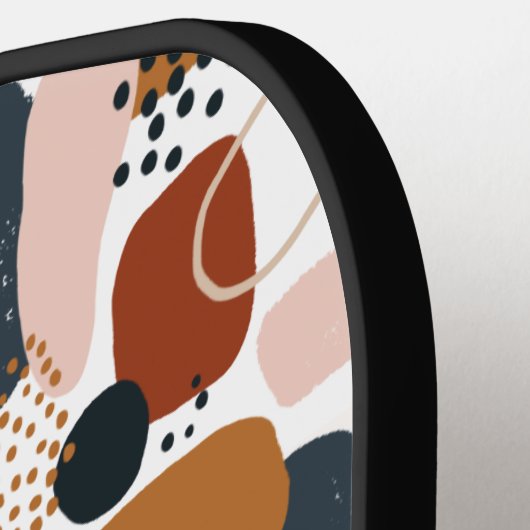 Doodle Boho Pattern Custom Inital Pickleball Paddle (Links Detail)