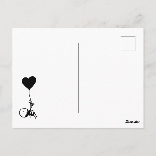 Doodle Boy - Breakup Briefkaart (Achterkant)