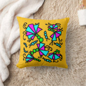 Doodle bug bloemen kussen (Deken)