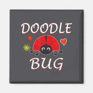 Doodle Bug Grappige Doodle Lieveheersbeestje Magneet