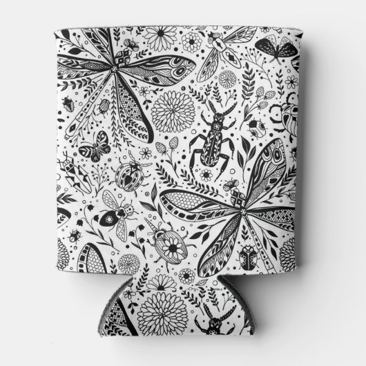 Doodle-bugs in donkerblauw blikjeskoeler (Voorkant)