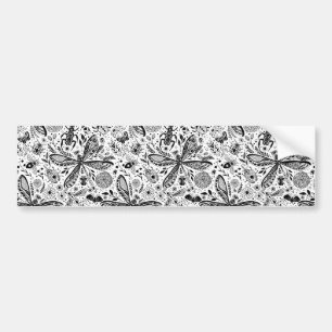 Doodle-bugs in donkerblauw bumpersticker