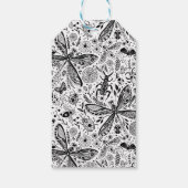 Doodle-bugs in donkerblauw cadeaulabel (Achterkant)