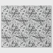 Doodle-bugs in donkerblauw cadeaupapier (Vlak)