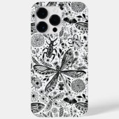 Doodle-bugs in donkerblauw Case-Mate iPhone case (Achterkant)