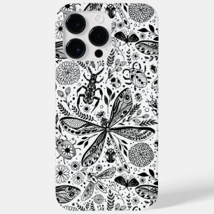 Doodle-bugs in donkerblauw Case-Mate iPhone 14 pro max hoesje