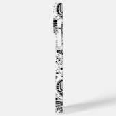 Doodle-bugs in donkerblauw Case-Mate iPhone case (Achterkant / Links)