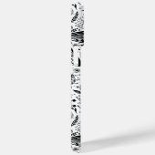 Doodle-bugs in donkerblauw Case-Mate iPhone case (Achterkant / Rechts)