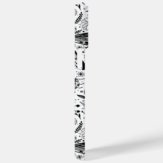 Doodle-bugs in donkerblauw Case-Mate iPhone case (Achterkant / Rechts)