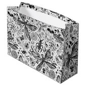 Doodle-bugs in donkerblauw groot cadeauzakje (Achterkant Gekanteld)