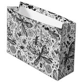 Doodle-bugs in donkerblauw groot cadeauzakje (Voorkant Gekanteld)