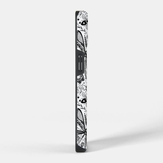 Doodle-bugs in donkerblauw iPhone hoesje (Rechterkant)