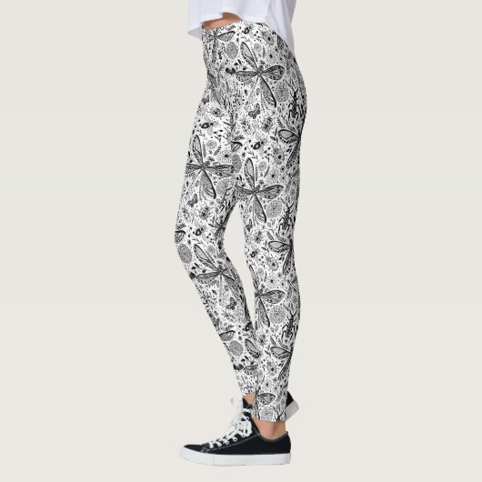 Doodle-bugs in donkerblauw leggings (Links)