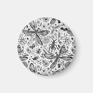 Doodle-bugs in donkerblauw magneet