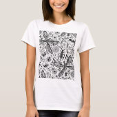 Doodle-bugs in donkerblauw t-shirt (Voorkant)