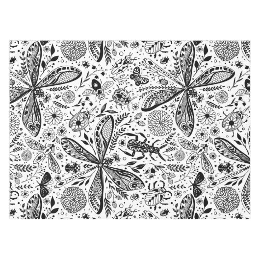 Doodle-bugs in donkerblauw tafelkleed (Voorkant (Horizontaal))