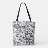 Doodle-bugs in donkerblauw tote bag (Achterkant)