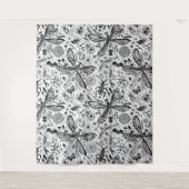 Doodle-bugs in donkerblauw wandkleed (Voorkant)