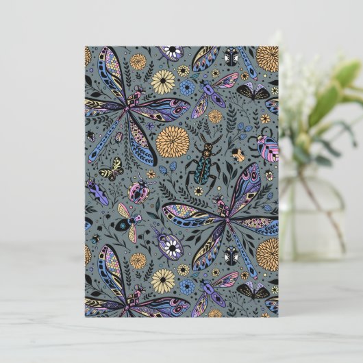 Doodle-bugs op grijs rooster (Staand voorkant)