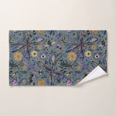 Doodle-bugs op grijs rooster bad handdoek (Handdoek)