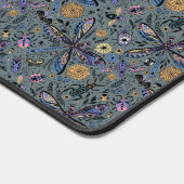 Doodle-bugs op grijs rooster bureaumat (Hoek)