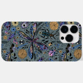 Doodle-bugs op grijs rooster Case-Mate iPhone case (Achterkant (horizontaal))