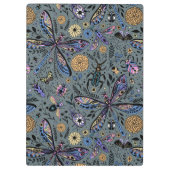 Doodle-bugs op grijs rooster klembord (Achterkant)