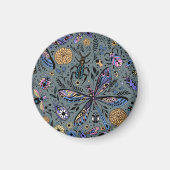 Doodle-bugs op grijs rooster magneet (Voorkant)