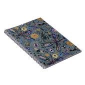 Doodle-bugs op grijs rooster notitieboek (Rechterzijde)