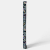 Doodle-bugs op grijs rooster samsung galaxy hoesje (Linkerkant)