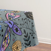 Doodle-bugs op grijs rooster tafelkleed (Voorbeeld)