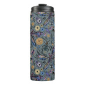 Doodle-bugs op grijs rooster thermosbeker (Voorkant)