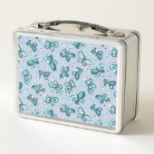 Doodle Bugs Vlinders - blauw - kinder motief. (Achterkant)