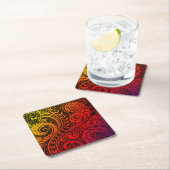 Doodle Burst Paper-Onderzetter Kartonnen Onderzetters (Insitu)