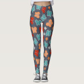 Doodle Butterflies Leggings (Voorkant)