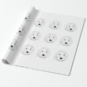 Doodle Cadeaupapier (Uitgerold)