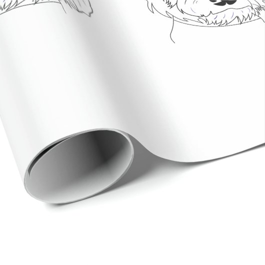 Doodle Cadeaupapier (Rol Hoek)