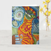 Doodle Cards van Jill  Kaart (Gele Bloem)