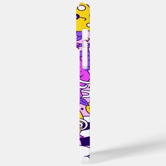 Doodle Cartoons Case-Mate iPhone Case (Achterkant / Links)