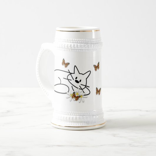 Doodle Cat Bierpul (Voorkant links)
