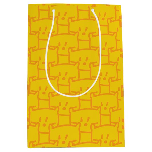 Doodle Cat Medium Cadeauzakje (Voorkant)