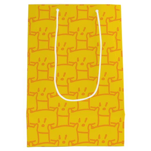 Doodle Cat Medium Cadeauzakje (Achterkant)