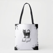 Doodle cat tote bag (Voorkant)