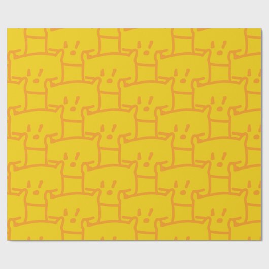 Doodle Cats Cadeaupapier (Vlak)