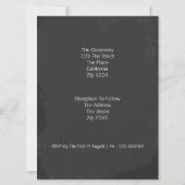 Doodle Chalkboard Gay Wedding Kaart (Achterkant)