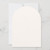 Doodle Champagne Whimsical Bow Wedding Kaart (Achterkant)